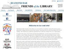 Tablet Screenshot of dblibraryfriends.org